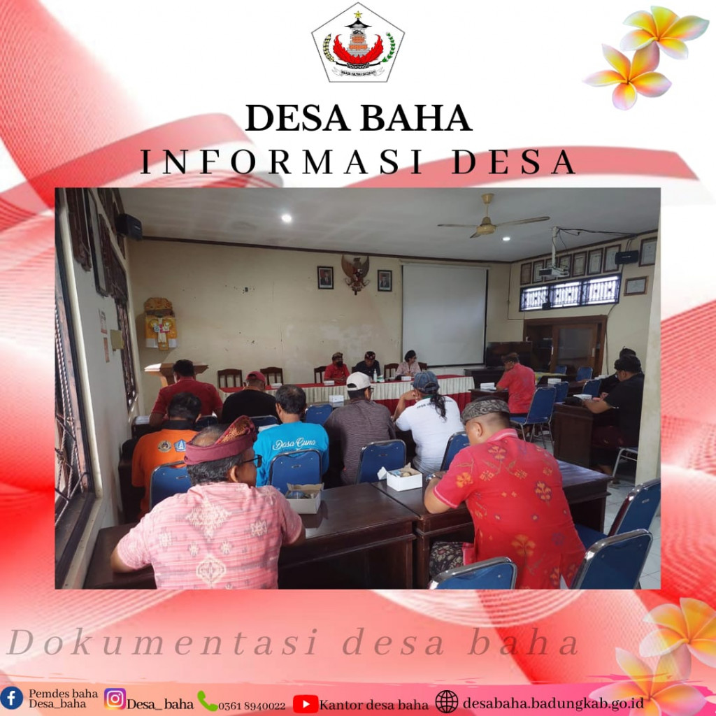 Kamis, 07 Juli 2022 Pembinaan Desa Wisata